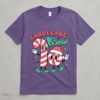 Christmas Candy Cane Crew Cute Matching Family T-Shirt thumb 4