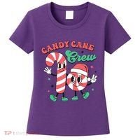 Christmas Candy Cane Crew Cute Matching Family Women's T-Shirt thumb 0