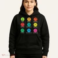 Classic Composers Classical Music Musical Notes Hoodie thumb 5