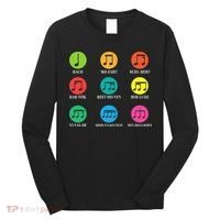 Classic Composers Classical Music Musical Notes Long Sleeve Shirt thumb 0