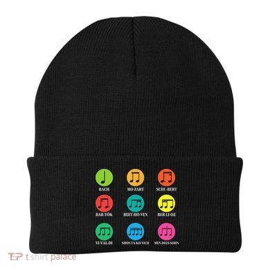 Classic Composers Classical Music Musical Notes Beanie