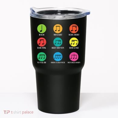 Classic Composers Classical Music Musical Notes Tumbler