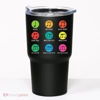 Classic Composers Classical Music Musical Notes Tumbler thumb 0