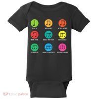 Classic Composers Classical Music Musical Notes Baby Bodysuit thumb 0