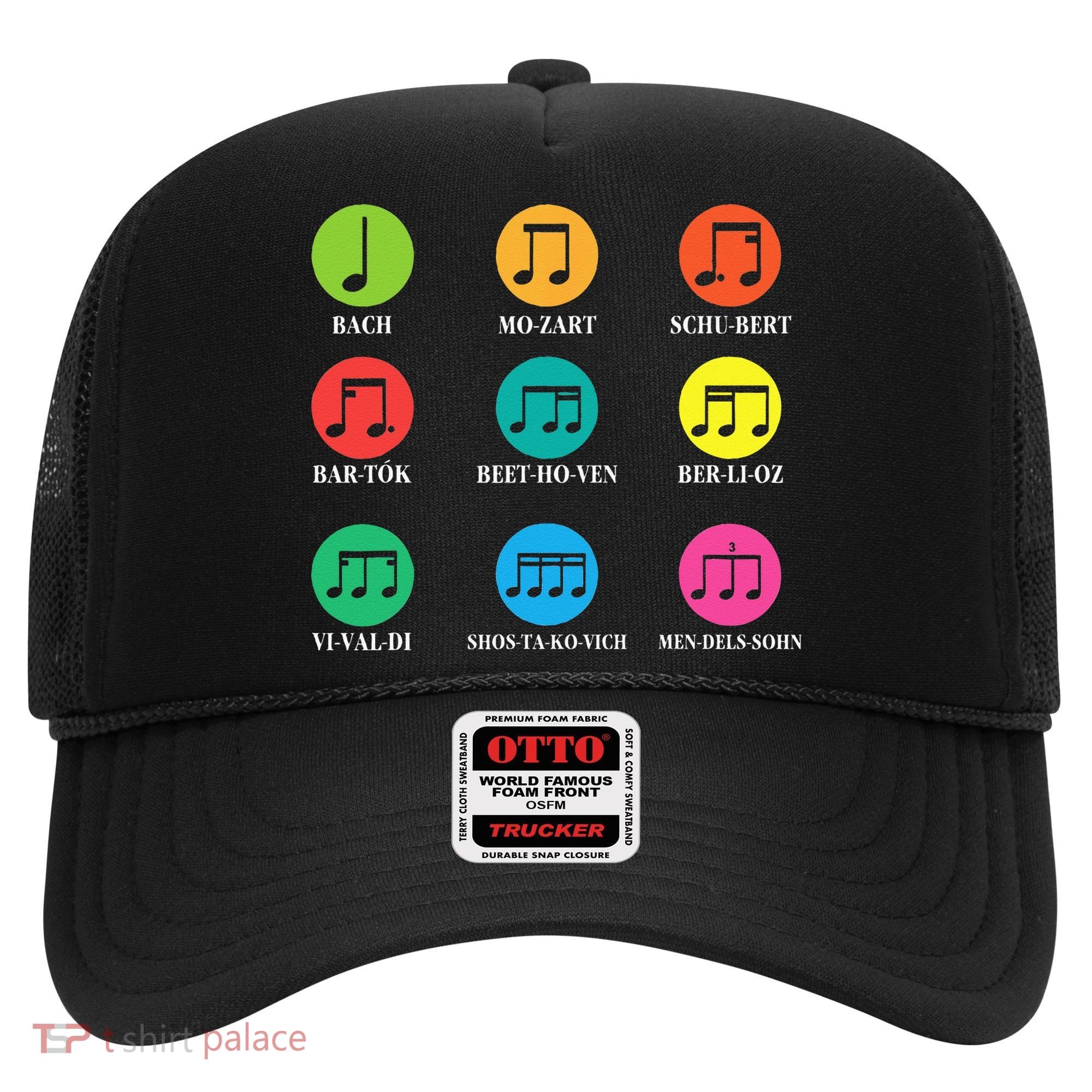 Classic Composers Classical Music Musical Notes Hat