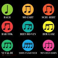 Classic Composers Classical Music Musical Notes Tank Top thumb 6
