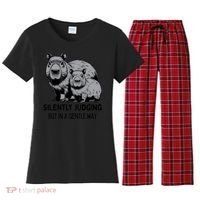 Cat Chaos Women's Flannel Pajama Set thumb 0