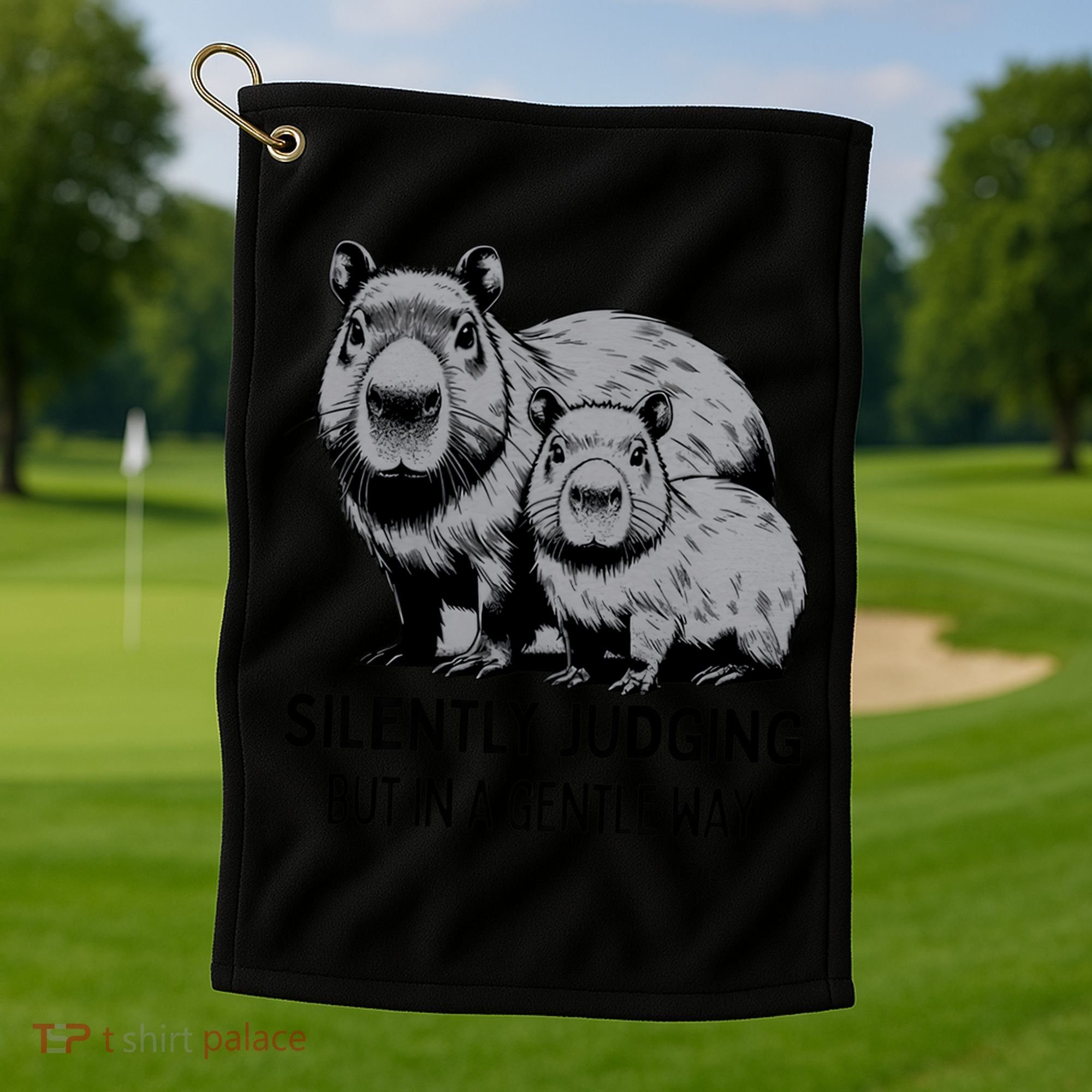 Cat Chaos Golf Towel