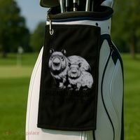 Cat Chaos Golf Towel thumb 2