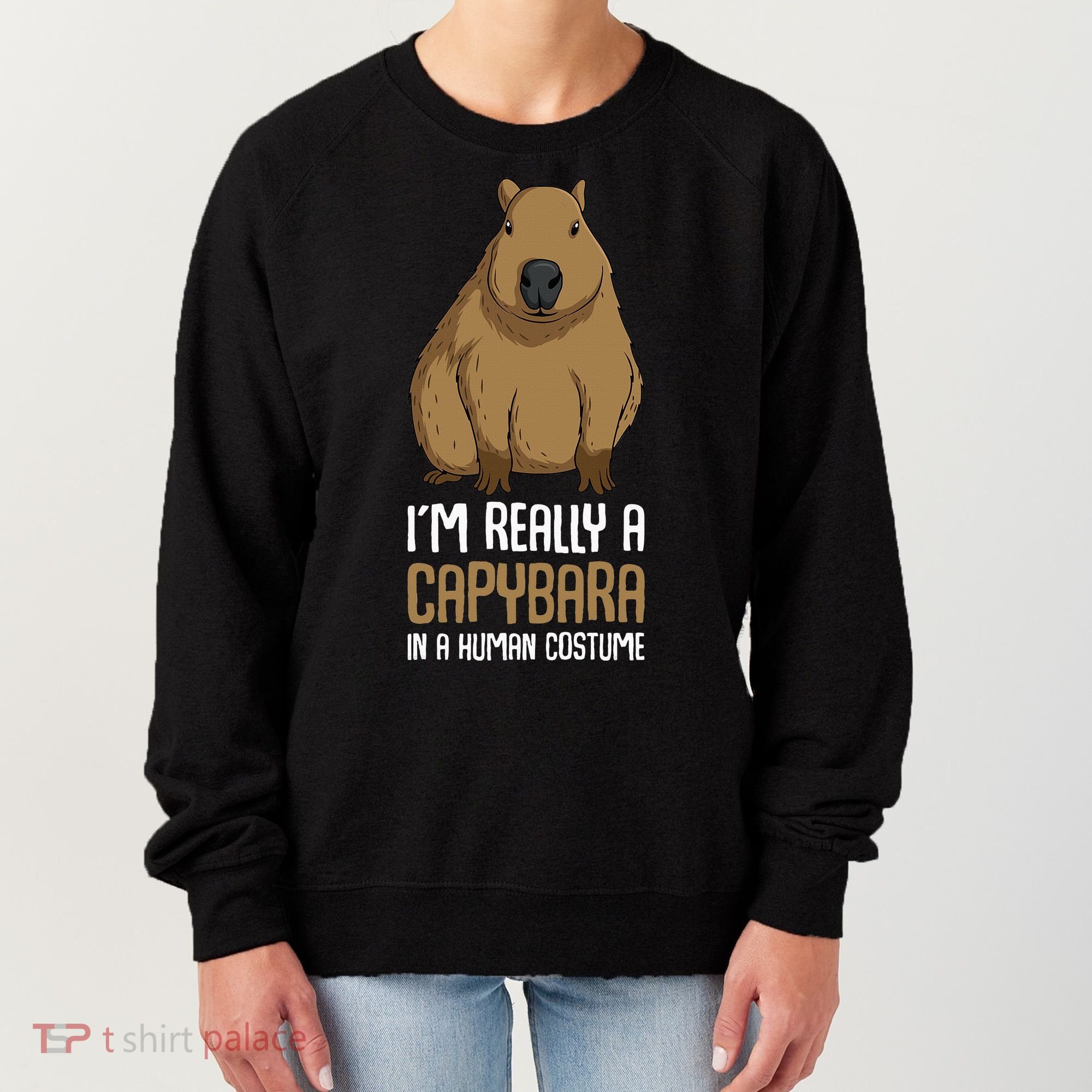 Capybara Costume Women's Sweatshirt