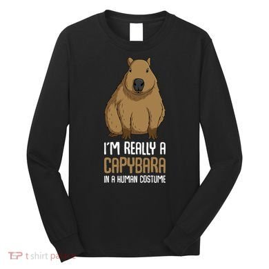 Capybara Costume Long Sleeve Shirt
