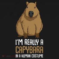 Capybara Costume Mousepad thumb 1