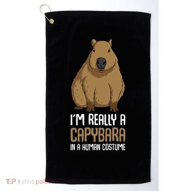 Capybara Costume Golf Towel