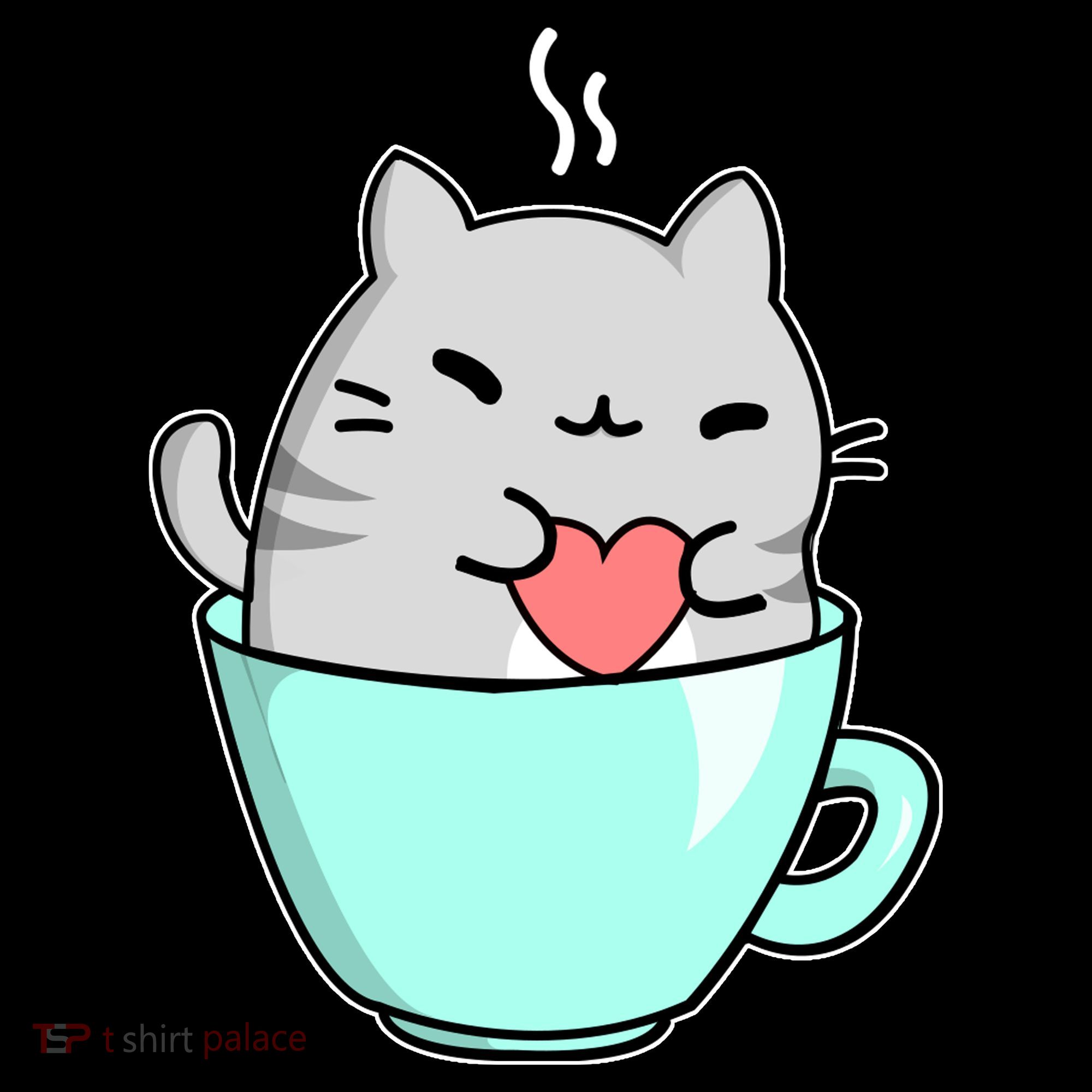 Cute Cat Coffee Lover Gift Apron