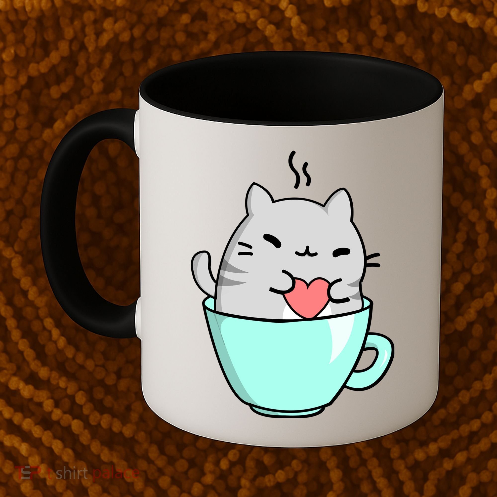 Cute Cat Coffee Lover Gift Coffee Mug