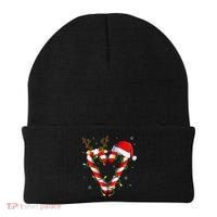 Candy Cane Crew Santa Christmas Lights Xmas Beanie thumb 0