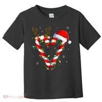 Candy Cane Crew Santa Christmas Lights Xmas Toddler T-Shirt thumb 0