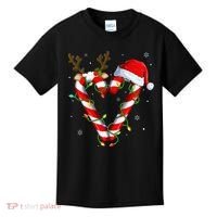 Candy Cane Crew Santa Christmas Lights Xmas Kids T-Shirt thumb 0