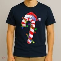 Candy Cane Crew Santa Christmas Party Boys Girls Xmas T-Shirt thumb 3