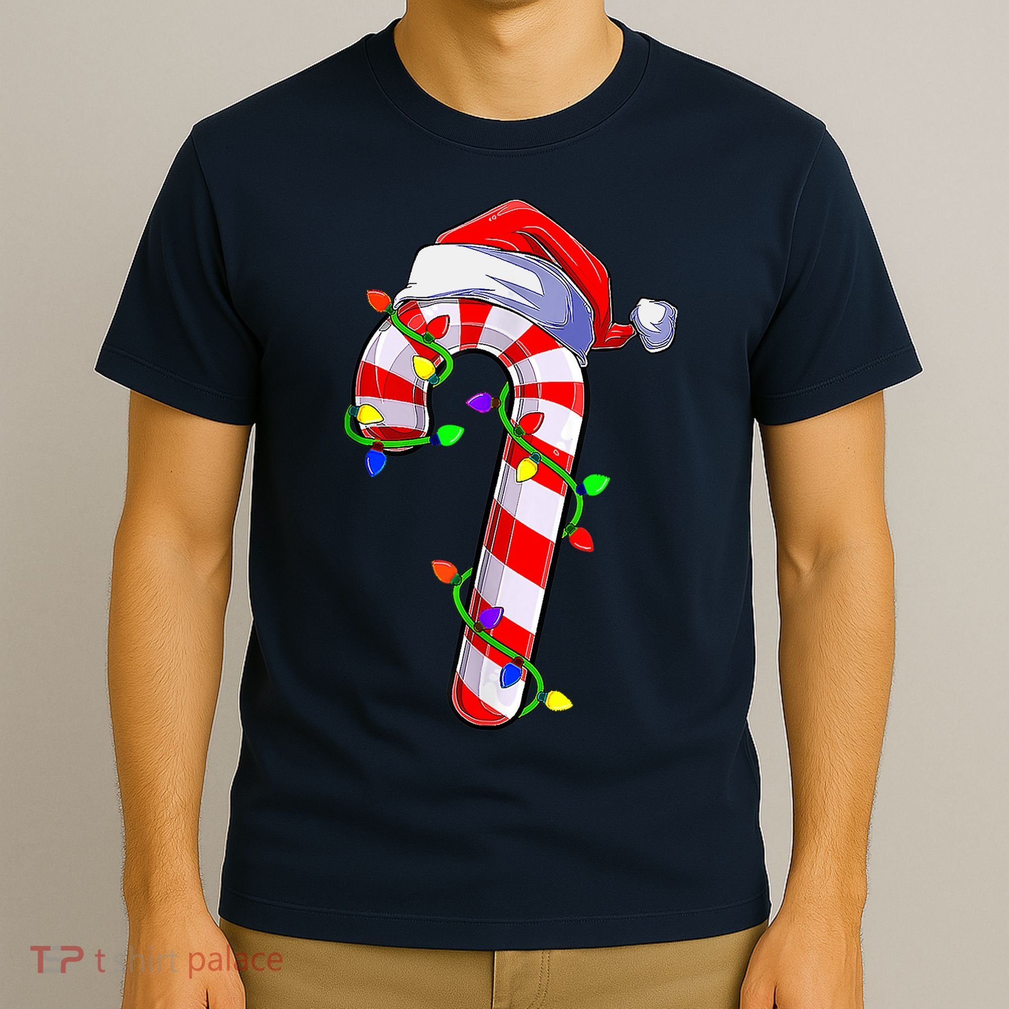 Candy Cane Crew Santa Christmas Party Boys Girls Xmas T-Shirt