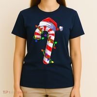 Candy Cane Crew Santa Christmas Party Boys Girls Xmas T-Shirt thumb 4