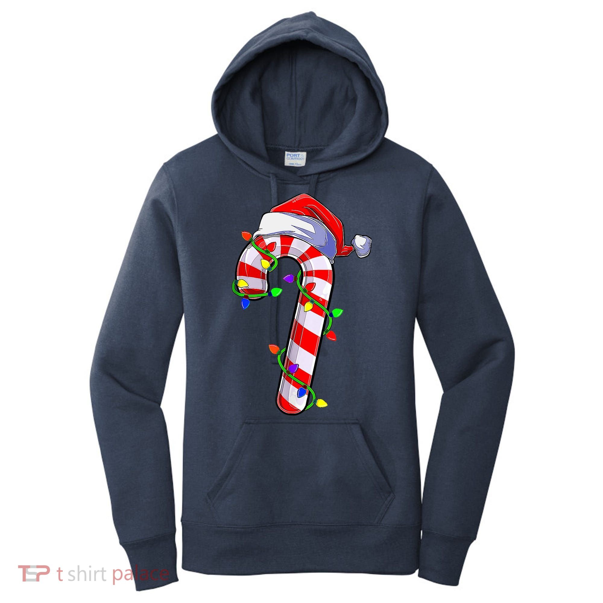 Candy Cane Crew Santa Christmas Party Boys Girls Xmas Women's Hoodie