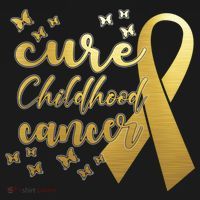 Cure Childhood Cancer Butterflies Ribbon Tank Top thumb 6