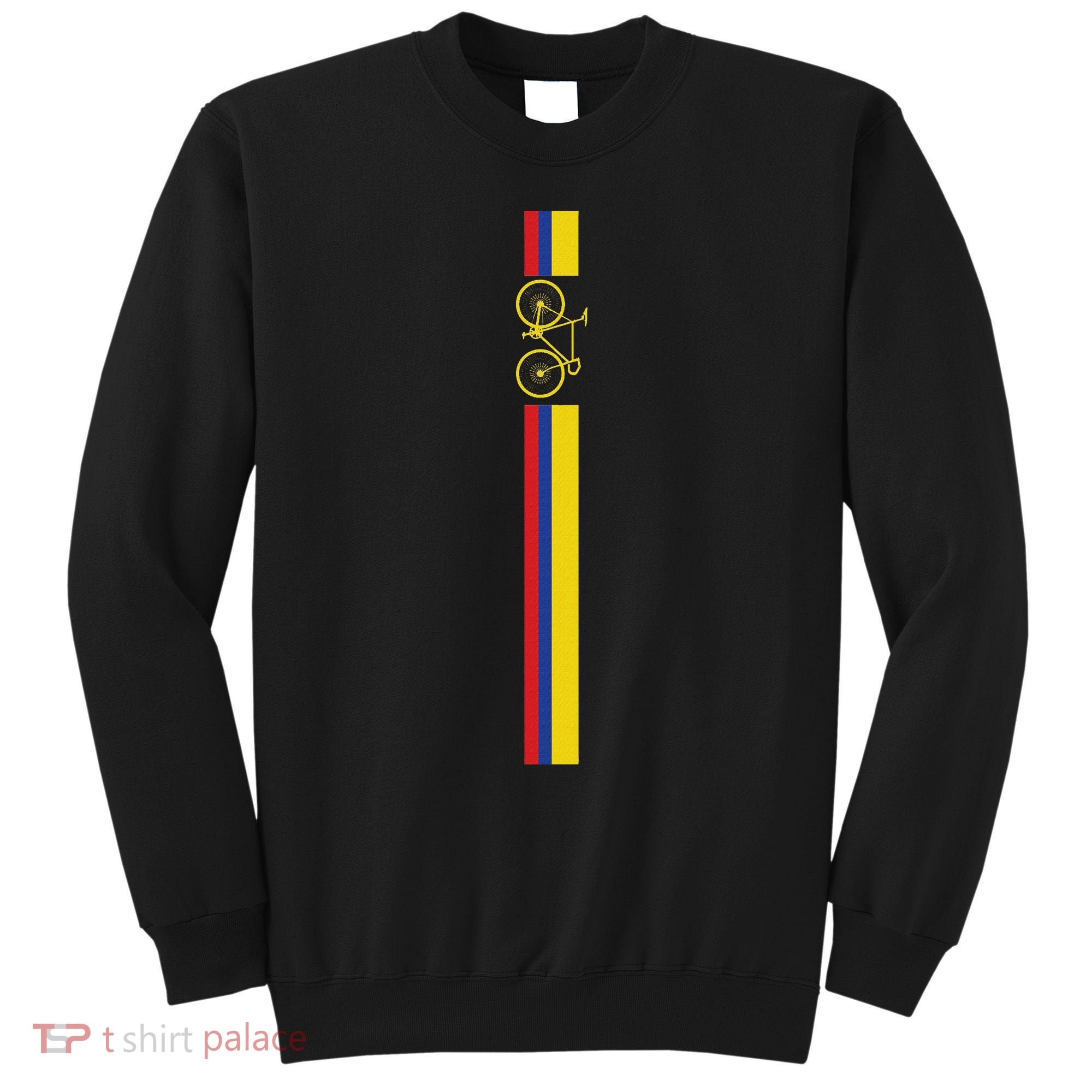 Colombian Cycling Colombia Flag Cyclist Bicycle Gift Sweatshirt