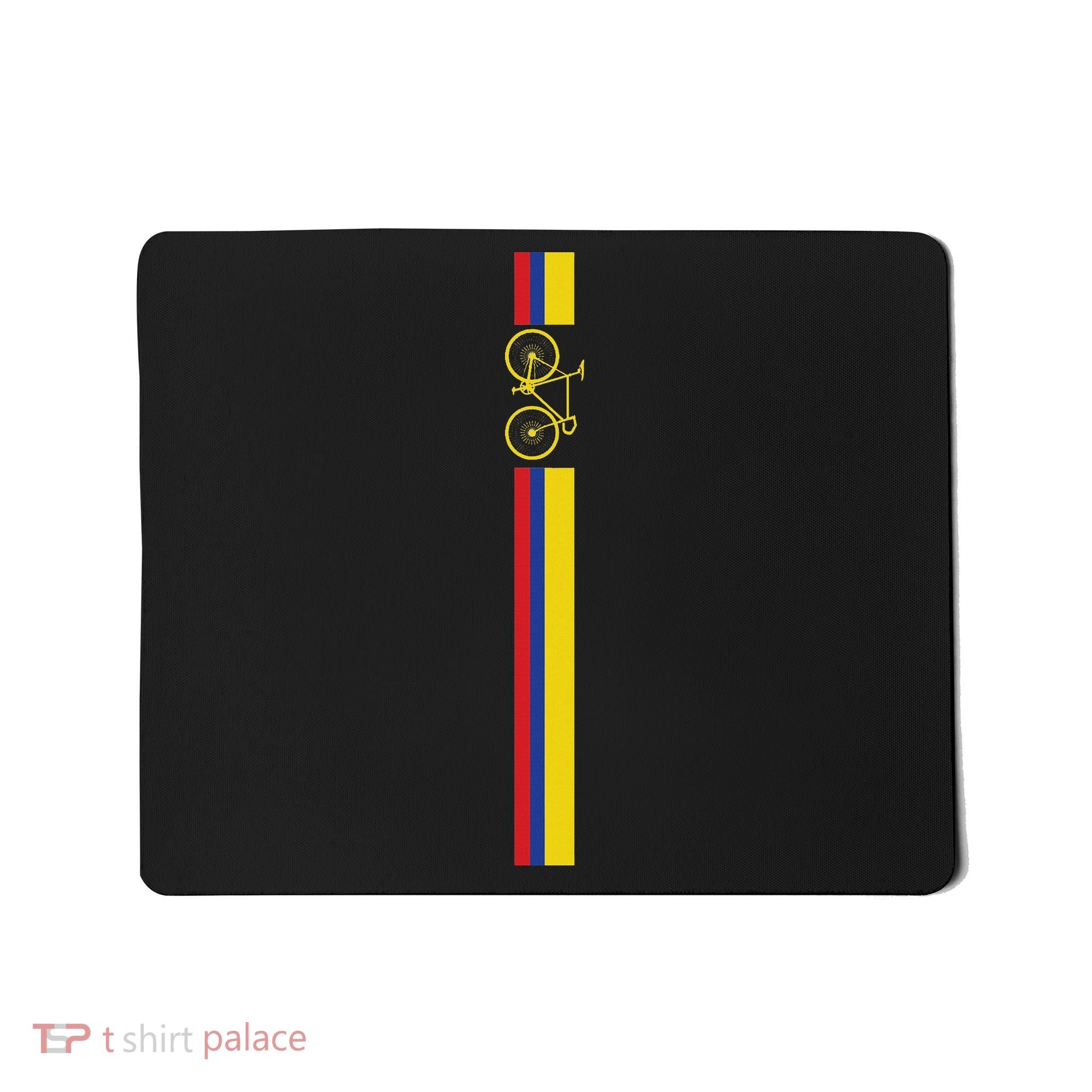 Colombian Cycling Colombia Flag Cyclist Bicycle Gift Mousepad