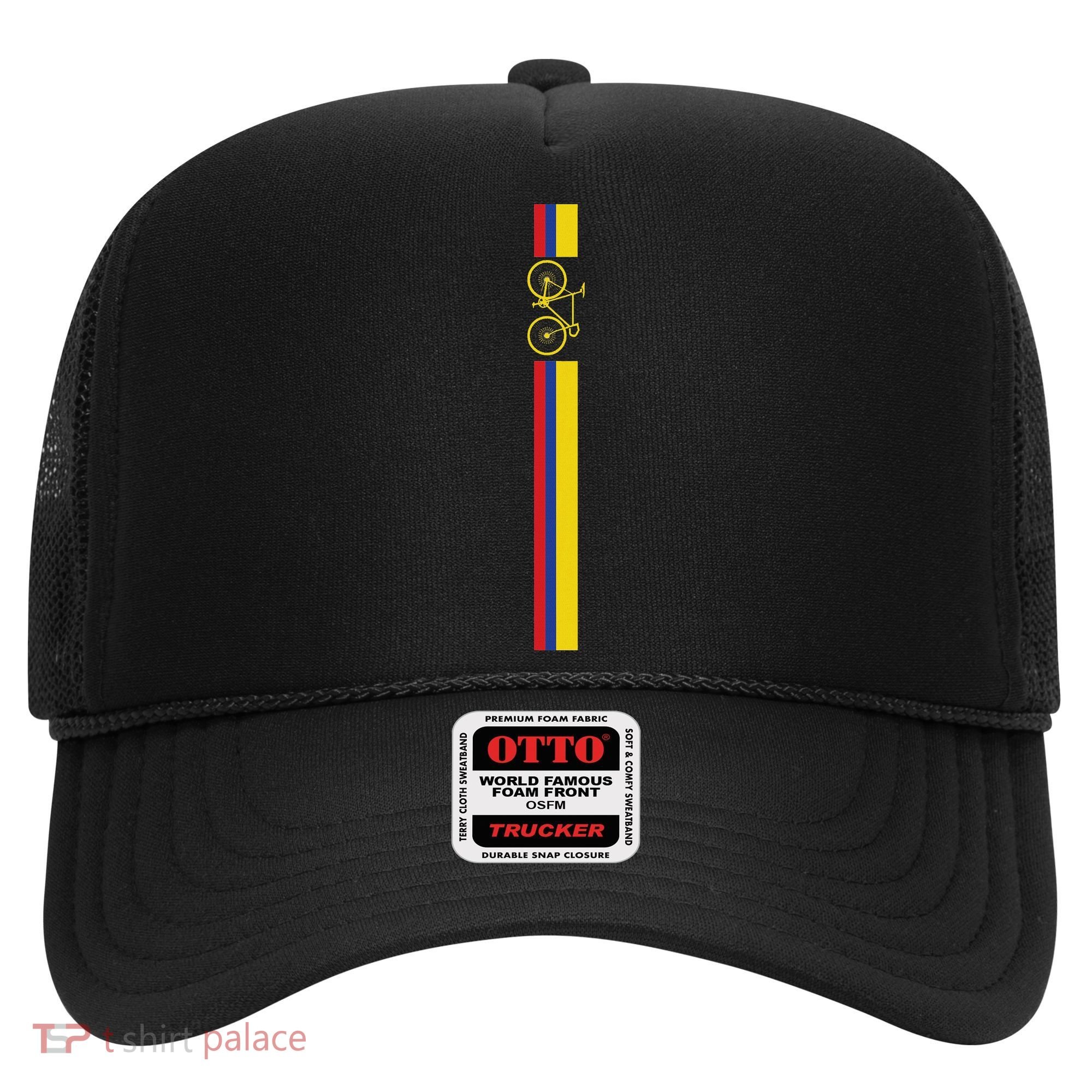 Colombian Cycling Colombia Flag Cyclist Bicycle Gift Hat