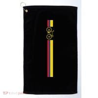 Colombian Cycling Colombia Flag Cyclist Bicycle Gift Golf Towel thumb 0