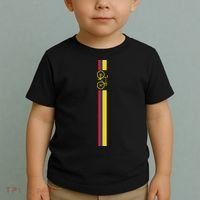 Colombian Cycling Colombia Flag Cyclist Bicycle Gift Toddler T-Shirt thumb 2