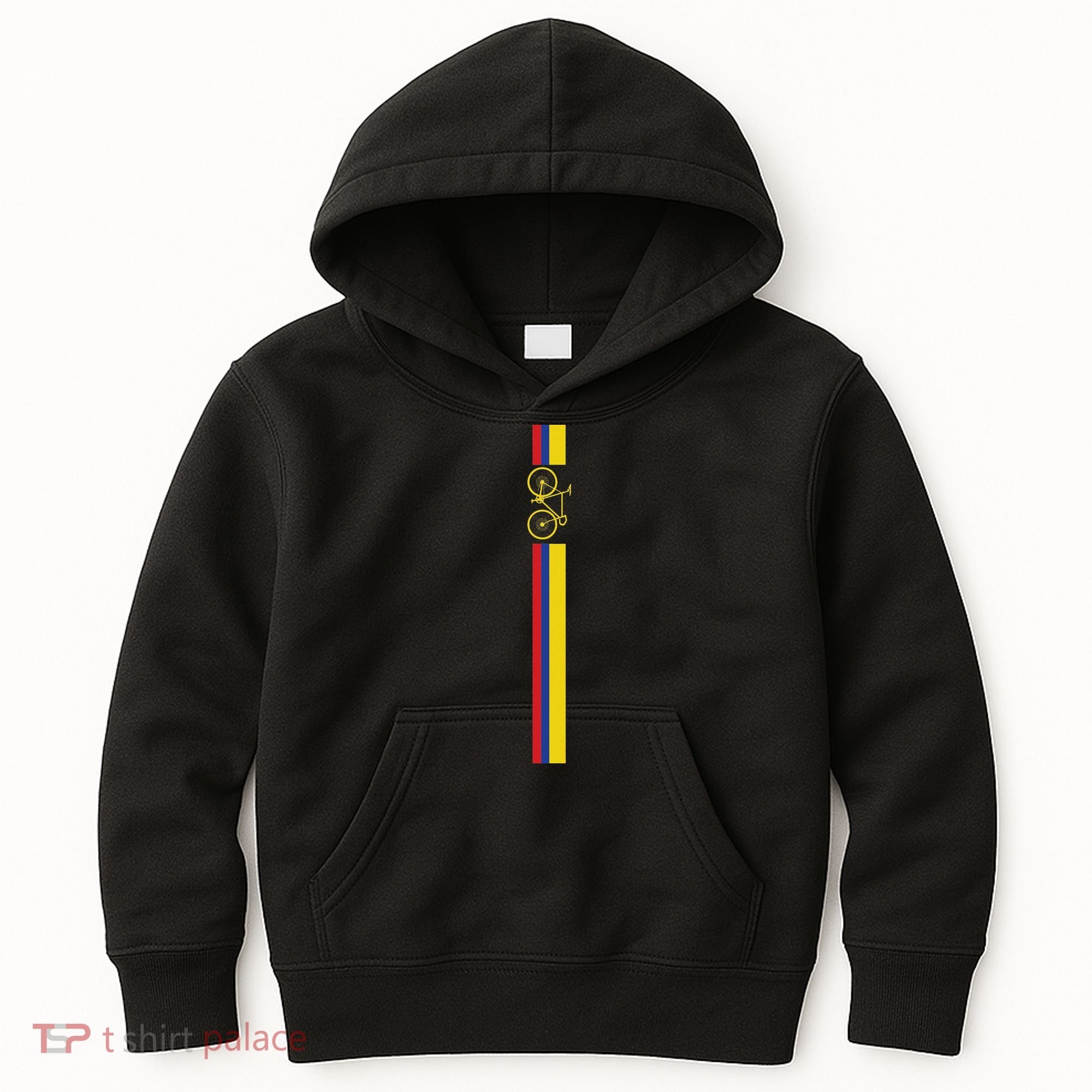 Colombian Cycling Colombia Flag Cyclist Bicycle Gift Kids Hoodie