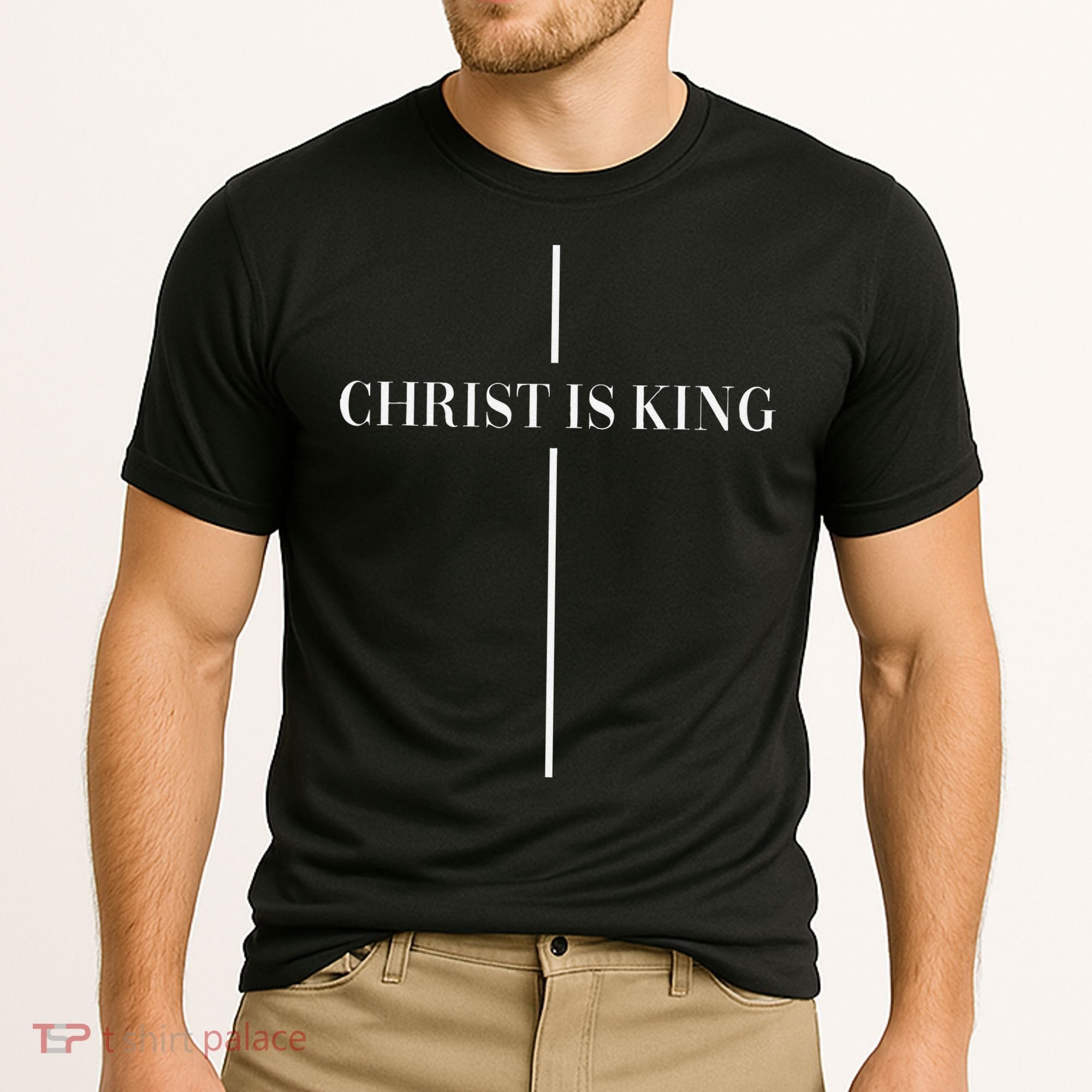 Christian Christianity Christ Is King Jesus Christ Catholic Cooling Performance Crew T-Shirt