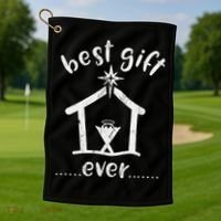 Christian Christianity Christ Is King Jesus Christ Catholic Golf Towel thumb 1