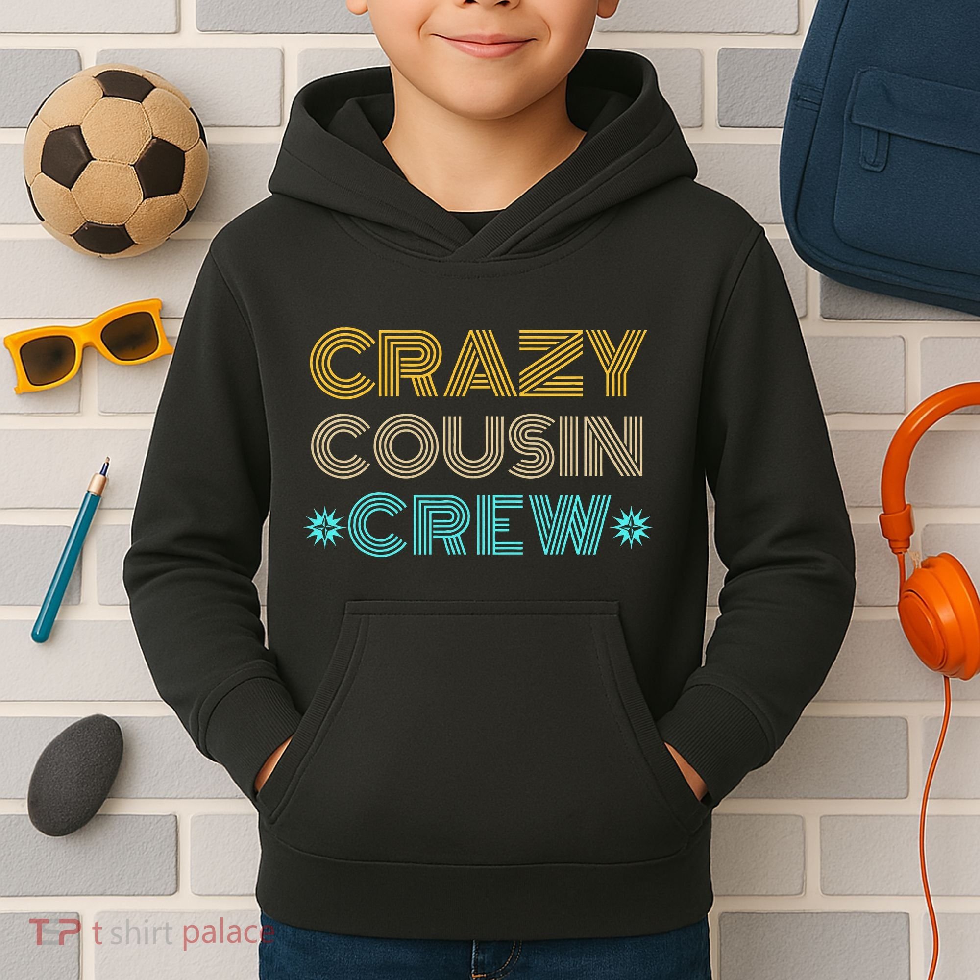 Crazy Cousin Crew Kids Hoodie
