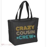 Crazy Cousin Crew Tote Bag thumb 2