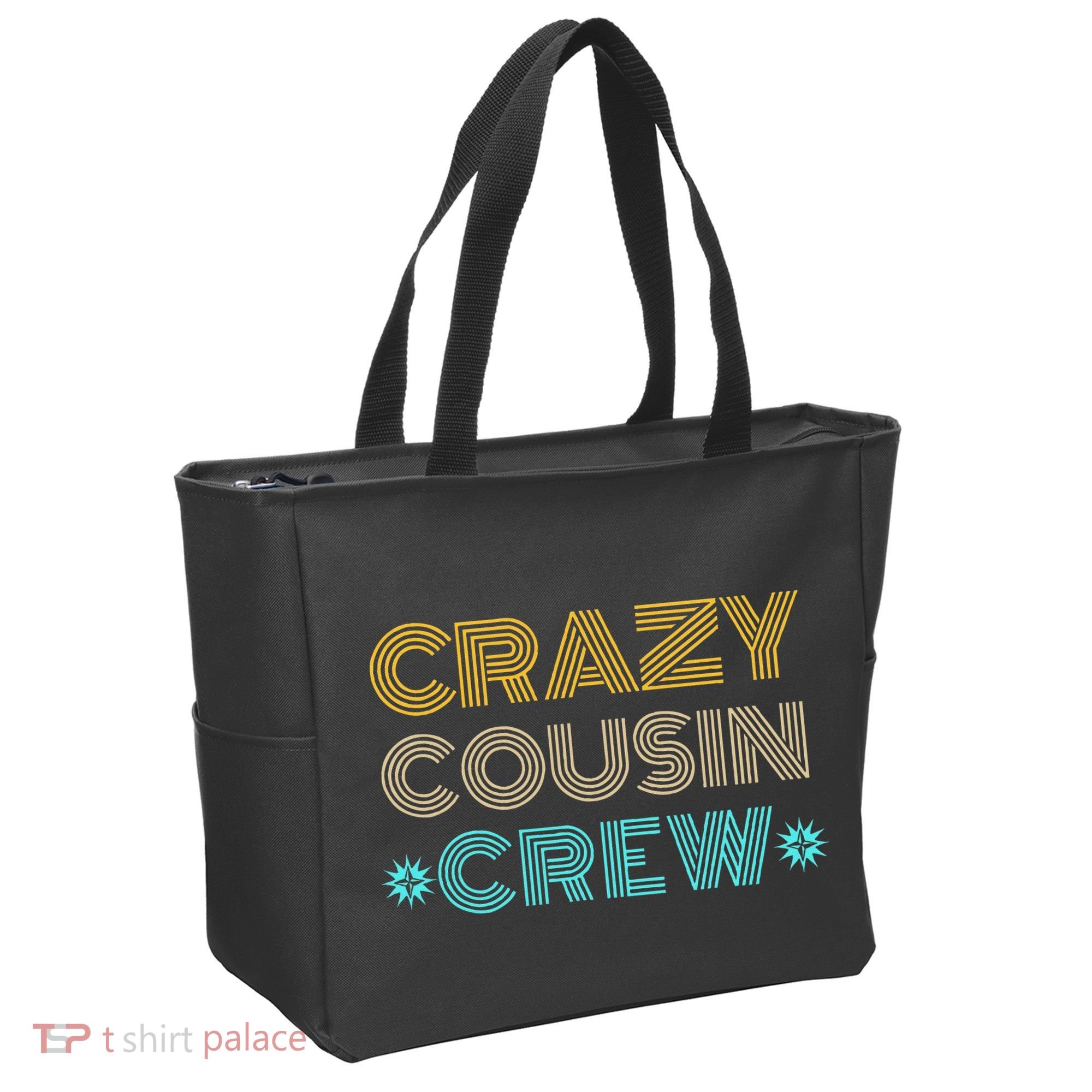 Crazy Cousin Crew Tote Bag