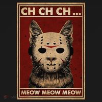 Ch Ch Ch Meow Meow Scary Halloween Cat Horror Slasher Movie Women's Hoodie thumb 2