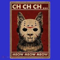 Ch Ch Ch Meow Meow Scary Halloween Cat Horror Slasher Movie T-Shirt thumb 7