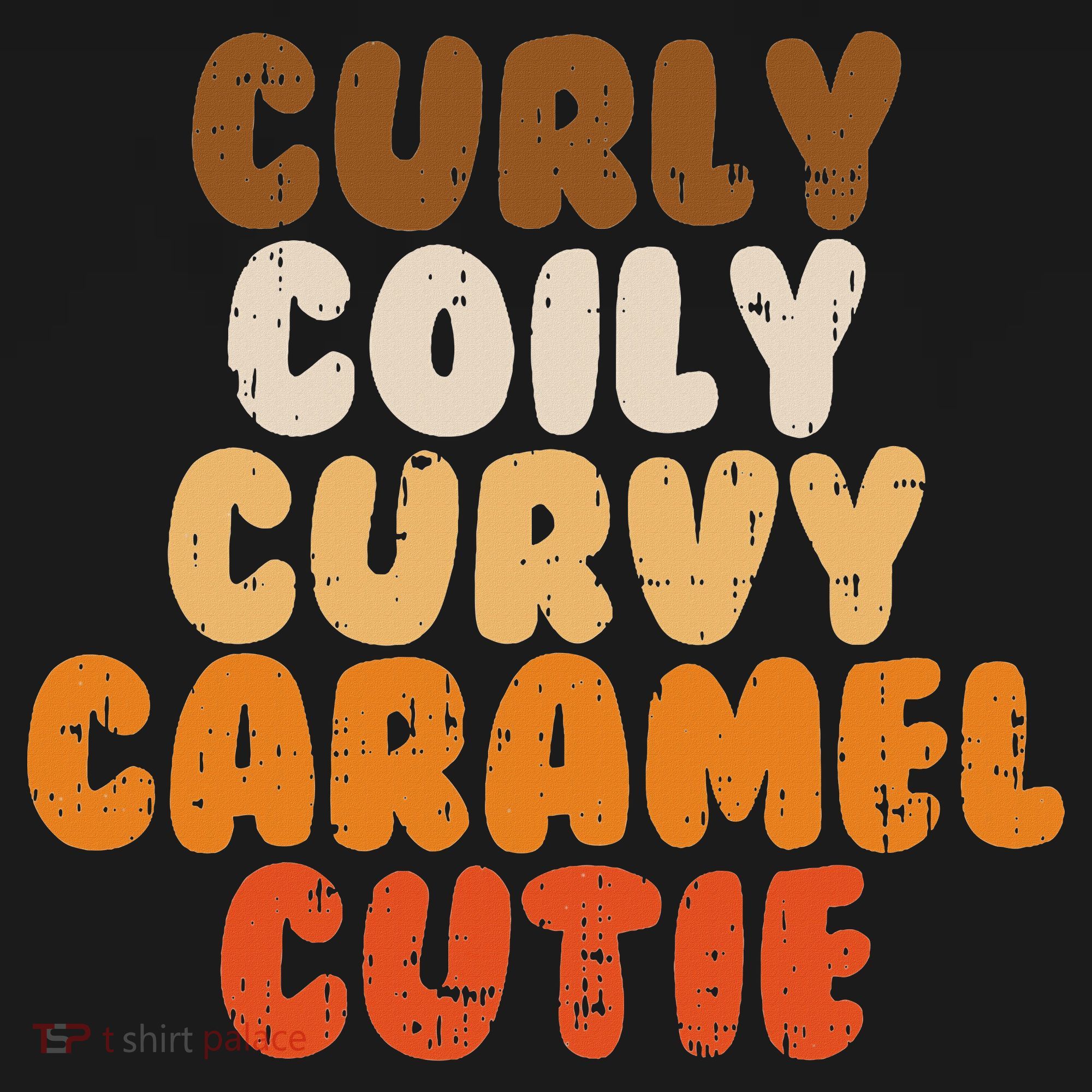 Curly Curvy Caramel Cutie Melanin Goddess Black Pride Gift Ornament