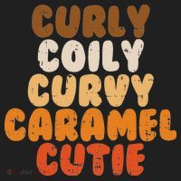 Curly Curvy Caramel Cutie Melanin Goddess Black Pride Gift Hat thumb 2