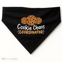 Cookie Chaos Coordinator Cookies USA-Made Doggie Bandana thumb 0