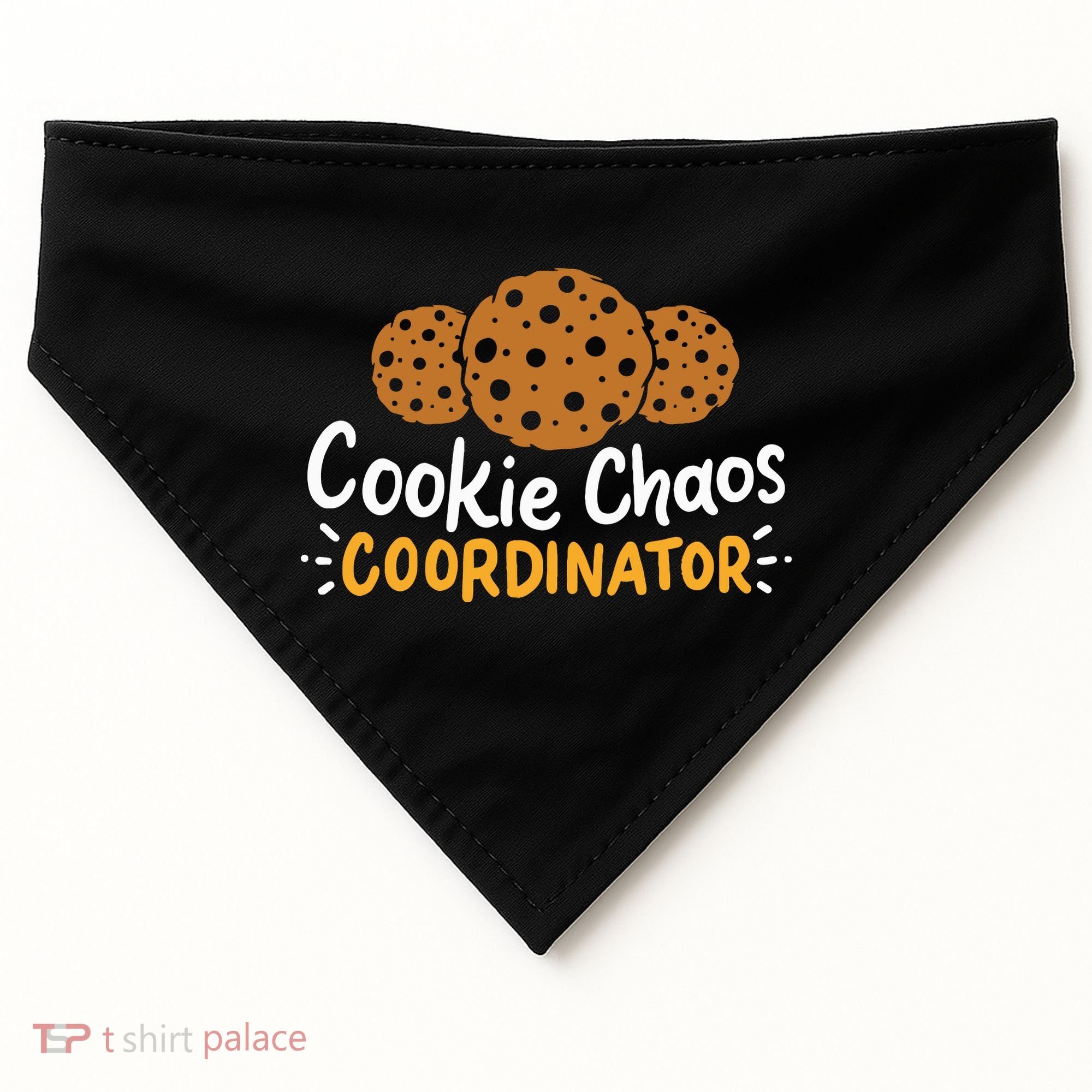Cookie Chaos Coordinator Cookies USA-Made Doggie Bandana