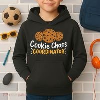 Cookie Chaos Coordinator Cookies Kids Hoodie thumb 2