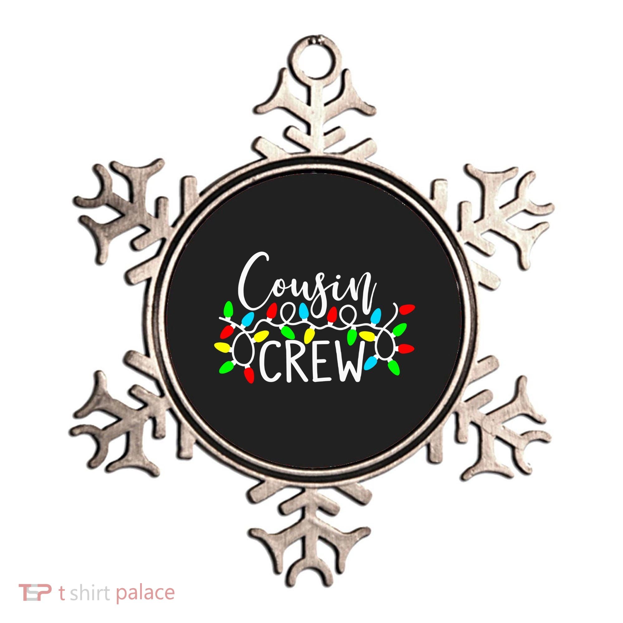 Christmas Cousin Crew Christmas Light Xmas Matching Family Cute Gift Ornament