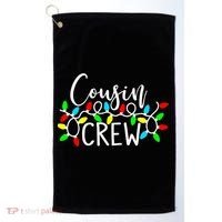 Christmas Cousin Crew Christmas Light Xmas Matching Family Cute Gift Golf Towel thumb 0