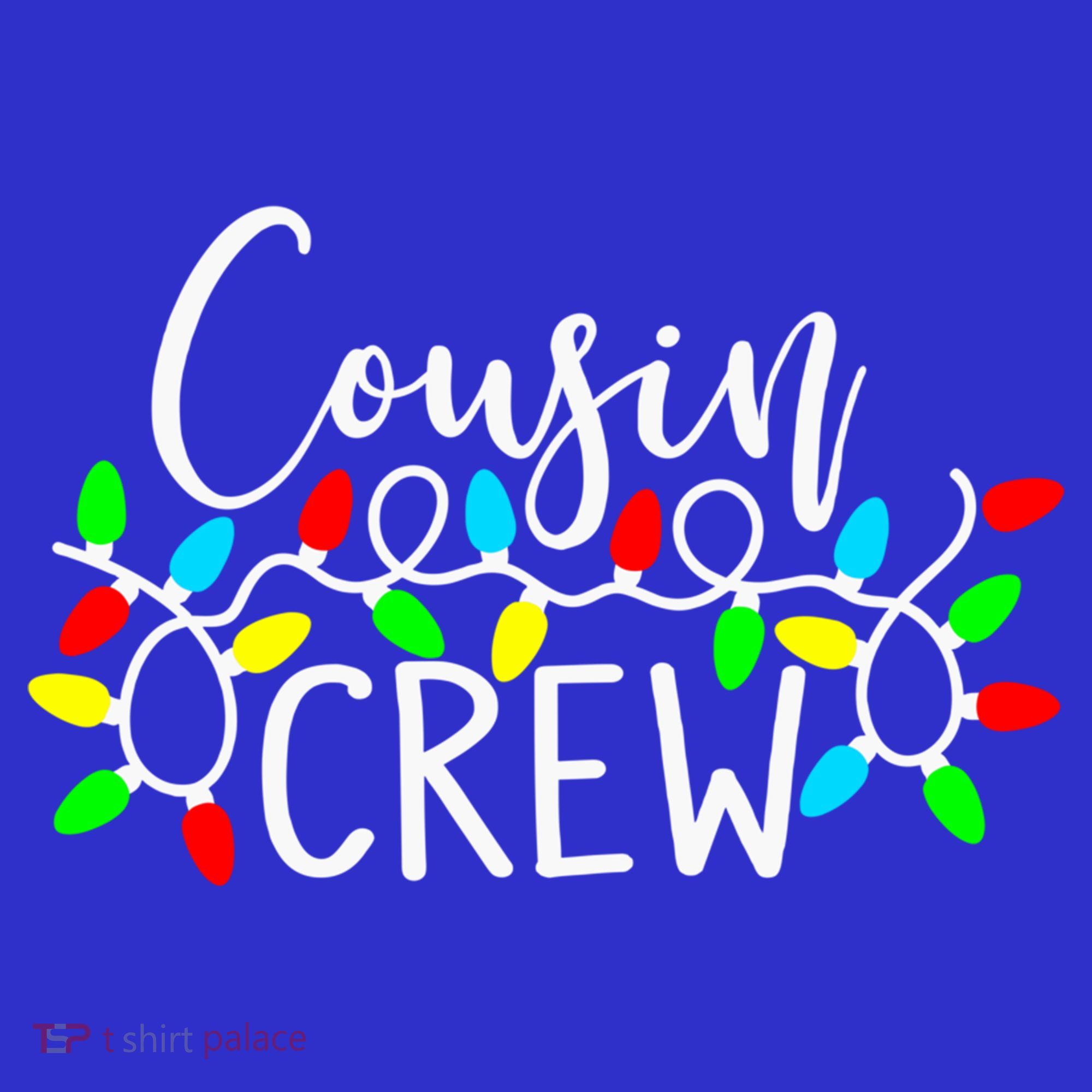 Christmas Cousin Crew Christmas Light Xmas Matching Family Cute Gift Apron