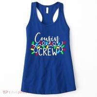 Christmas Cousin Crew Christmas Light Xmas Matching Family Cute Gift Women's Tank Top thumb 0