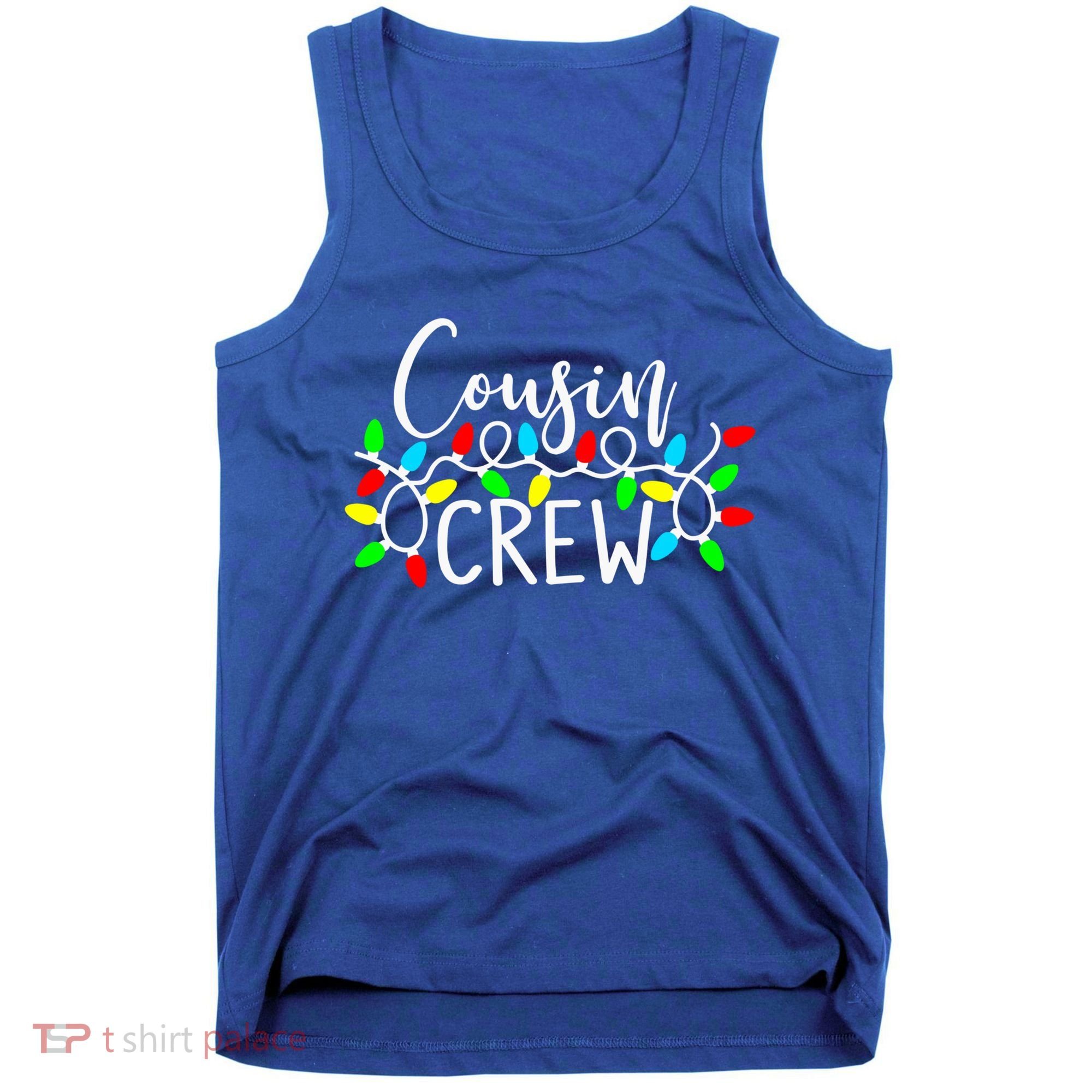 Christmas Cousin Crew Christmas Light Xmas Matching Family Cute Gift Tank Top